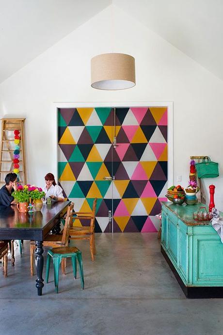 Triángulos para decorar tu pared