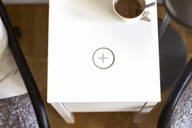 Ikea presenta los muebles en los que se podrá cargar el teléfono móvil sin cables