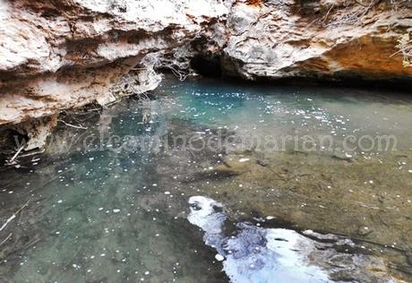 Senderismo de los sentidos en Albarracín, la cascada de Calomarde