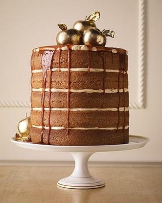 Naked Cake tendencia en Tartas para Bodas