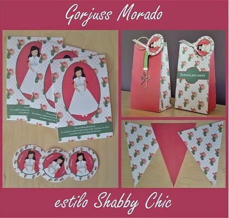 Gorjuss estilo Shabby Chic para Comunión