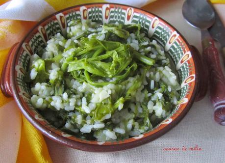 Arroz con grelos