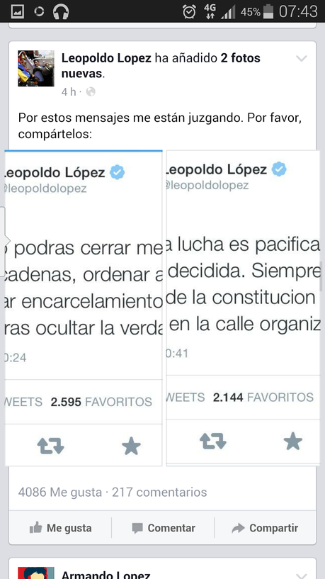 El proceso bolivariano a Leopoldo López
