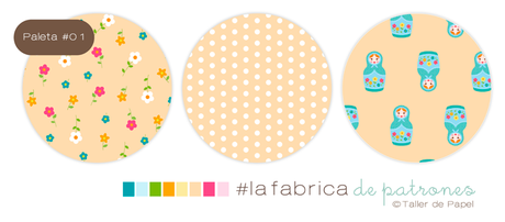 #LAFABRICADEPATRONES en Instagram. Patrones de Diseño de Taller de Papel. Hoy la Colección Mamushkas + mix de patrones combinables para cada color.Damasco