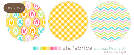 #LAFABRICADEPATRONES en Instagram. Patrones de Diseño de Taller de Papel. Patrón de repetición de la Colección Conejitos Siluetas  + mix de patrones para combinar.