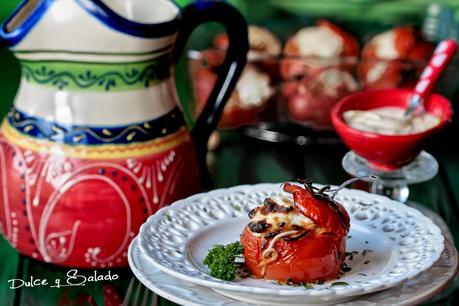 Tomates Rellenos de Merluza y Gula