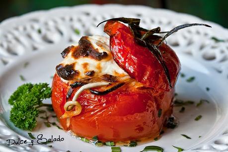 Tomates Rellenos de Merluza y Gula