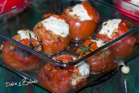 Tomates Rellenos de Merluza y Gula