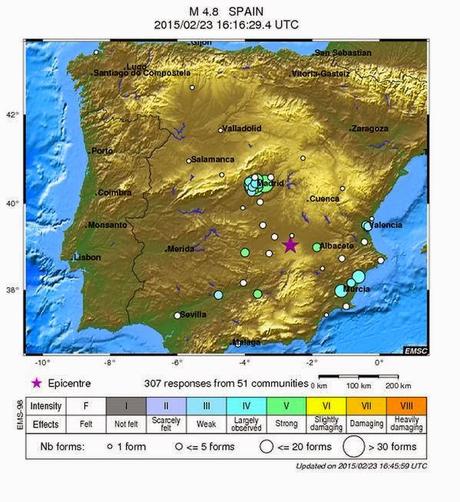 Terremoto en Fuenlabrada