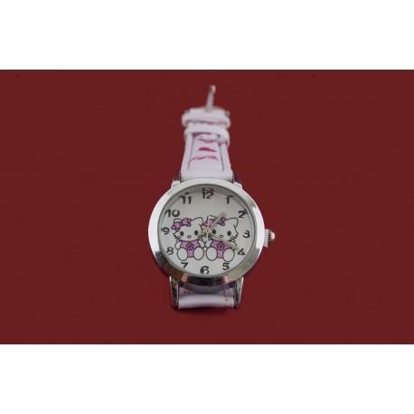 Reloj Hello Kitty rosa, complementos, bisuteria, Proyecto, reloj casero, bisuteriademoda, 