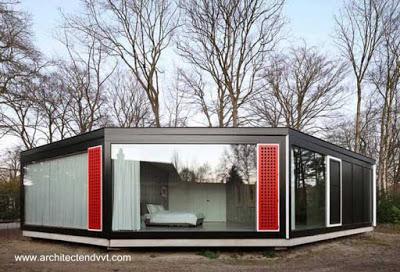 Casa circular contemporánea en Bélgica