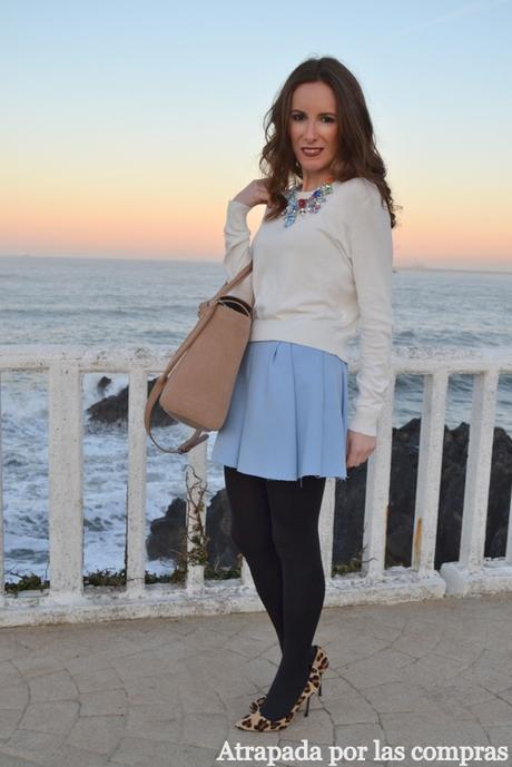 LOOK PASTEL: ROSA BEBE Y AZUL CIELO