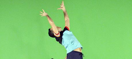 Gelabert Azzopardi con el FC Barcelona. Fusion de fútbol y danza.