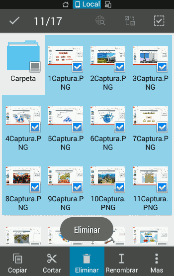 Consejos para aprovechar al máximo el espacio de tu Android Eliminar archivos en Android