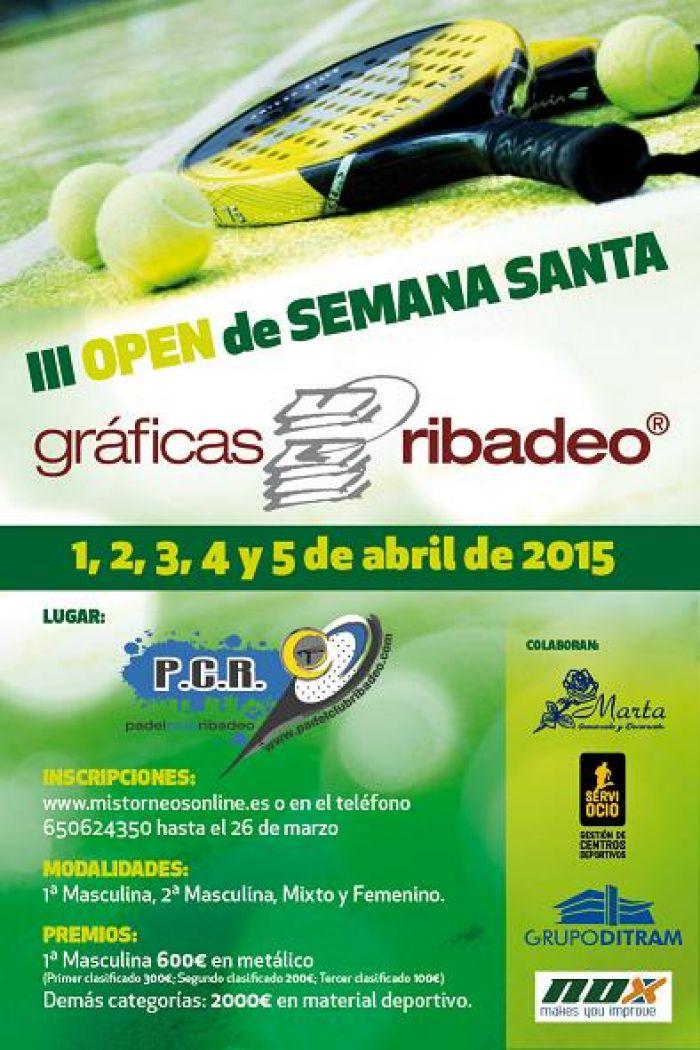 III Open de Semana Santa en Pádel Club Ribadeo