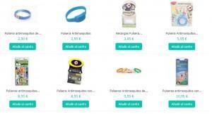 Pulseras antimosquitos