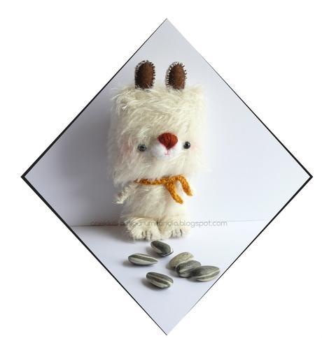osito de mohair hecho a mano