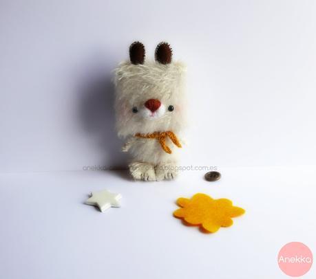 mohair teddy bear anekka handmade