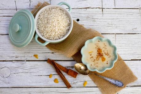 Arroz con leche meloso con un ingrediente especial