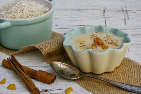 Arroz con leche meloso con un ingrediente especial