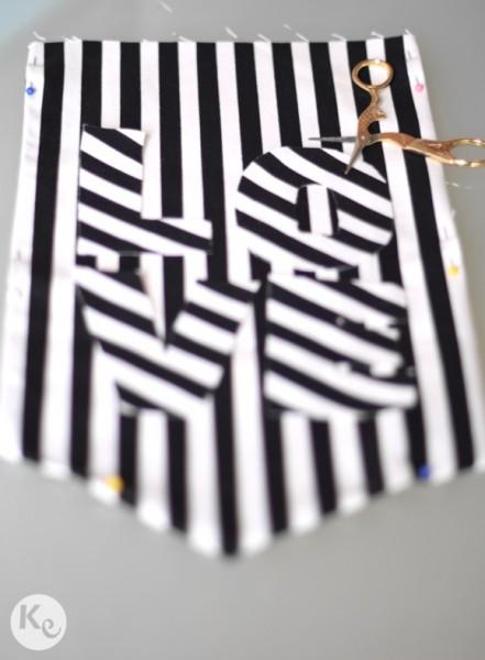 DIY. No sew fabric banner