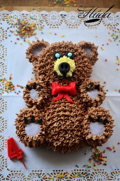 Tarta de osito entero