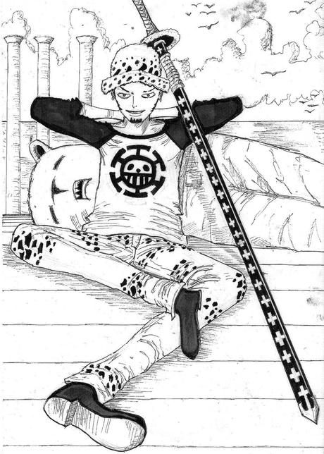 Tres Shichibukai: Mi Hawk, Doflamingo y Trafalgar Law