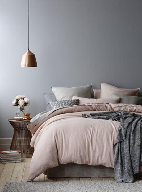 dormitorio gris