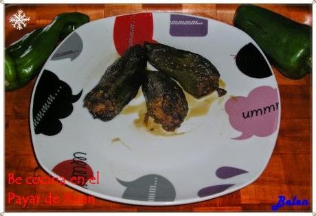 Pimientos rellenos de morcilla Pimientos rellenos de morcilla