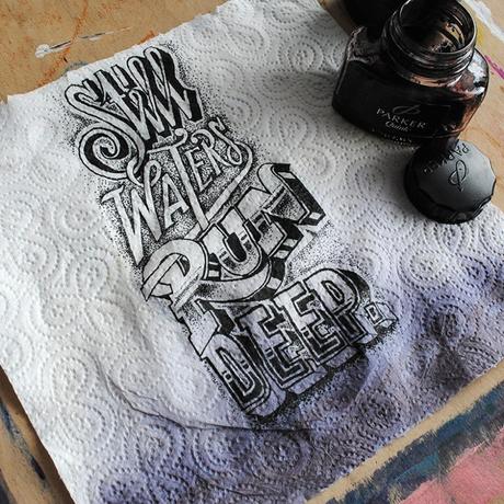 Lettering en objetos del día a día