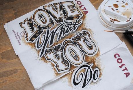 Lettering en objetos del día a día