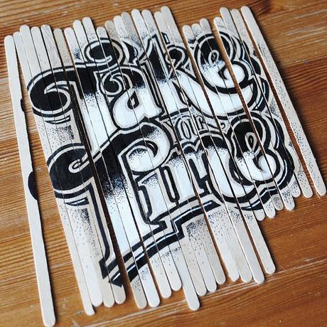 Lettering en objetos del día a día