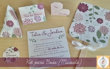 Bodas de color Marsala