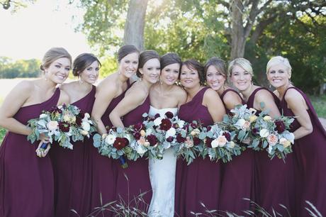 Bodas de color Marsala