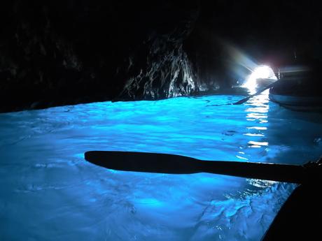 Famous Blue Grotto in Capri