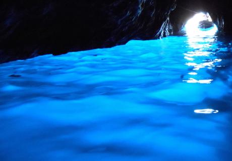 Blue water in Blue Grotto