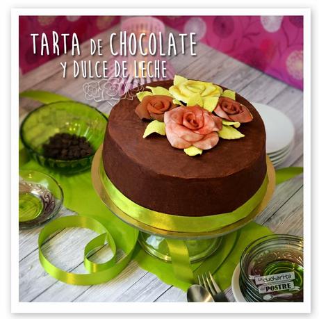 TARTA DE CHOCOLATE NEGRO Y DULCE DE LECHE / DARK CHOCOLATE AND DULCE DE LECHE LAYER CAKE