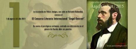 CONVOCADO EL IX CONCURSO LITERARIO INTERNACIONAL “ÁNGEL GANIVET”