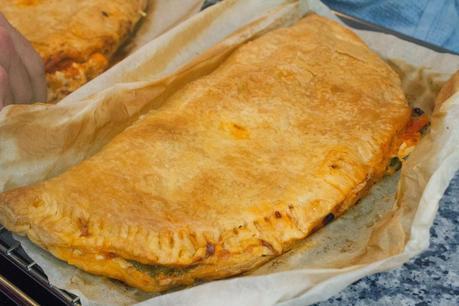 empanada de atún y mejillones en escabeche