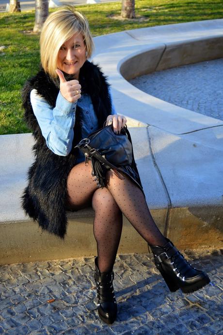 Denim, Fur, Plumeti and Bow tie