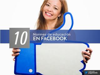 10 normas de educación en Facebook