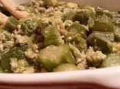 Calabacines estofados huevo Zucchine stufate uova