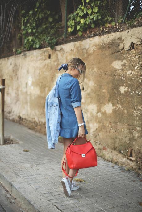 10 maneras llevar un vestido vaquero