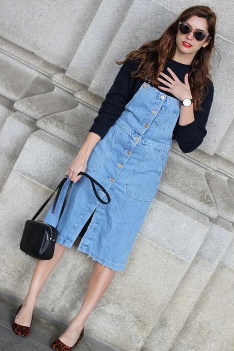 10 maneras llevar un vestido vaquero