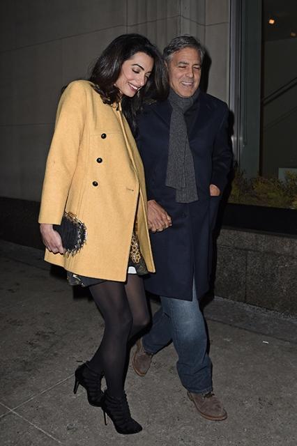 Amal Alamuddin y Clooney NY