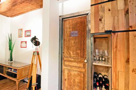 Apartamento en Barcelona diseñado con objetos reciclados.