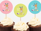 Good Monday! Empieza rico desayuno cupcakes decorados estas lindas etiquetas!