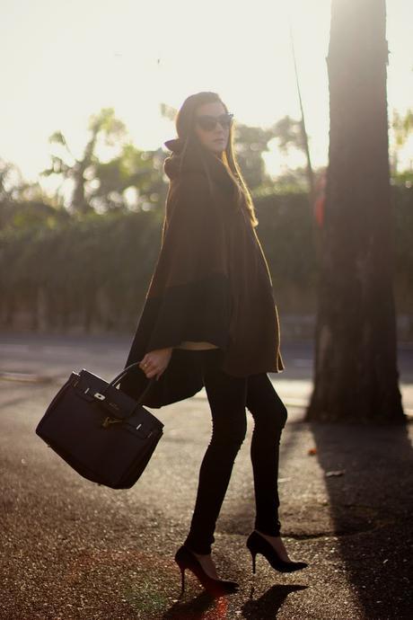 Black and Brown Cape