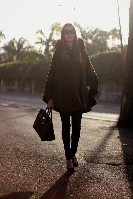 Black and Brown Cape