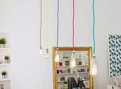 Inspírate: LÁMPARA BOMBILLA CABLE TEXTIL COLORES!